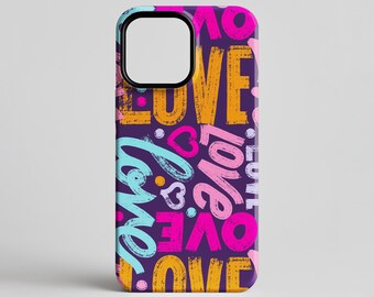 Urban Love iPhone Case – Protective Phone Case for iPhone 17, 16, 15, 14, 13, 12, 11, X, XS, XR, SE, 8 and 7