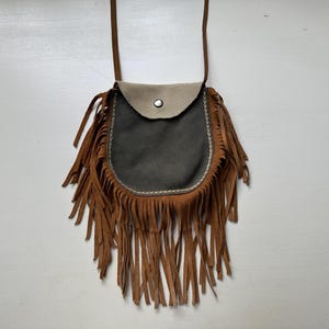 MIUMIU Archive Shoulder Bag Canvas Suede Brown Green Unisex MIUMIU Archive Shoulder Bag Canvas Suede Brown Green Unisex