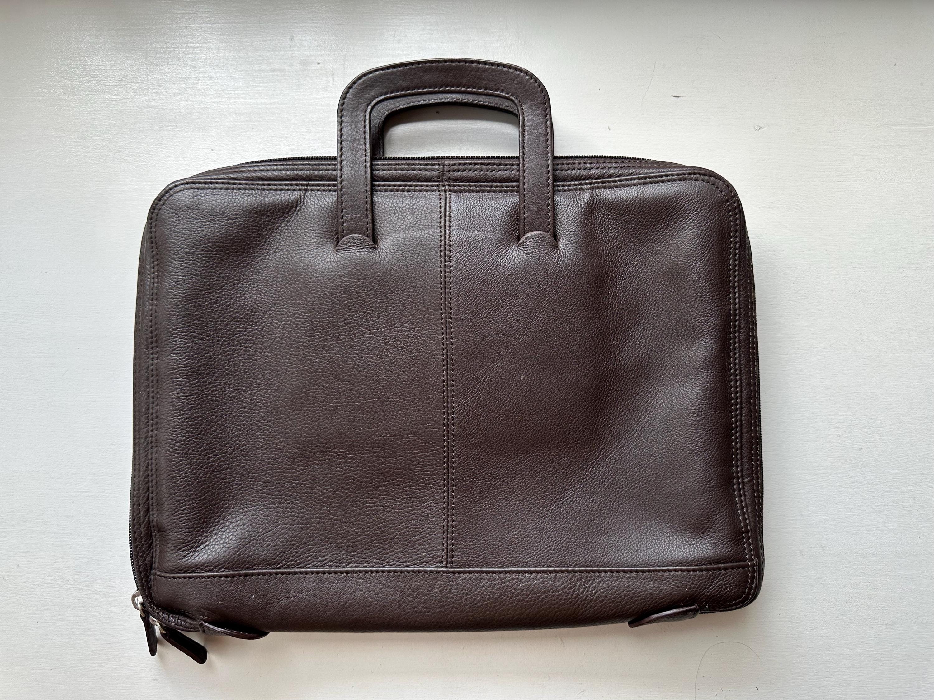Vintage Wilson Leather Briefcase - Etsy