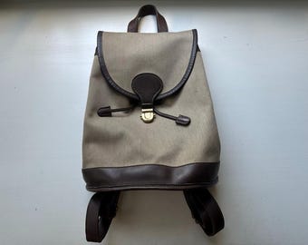 Vintage Coach Large Daypack | Style 9791 | Black With Nickel