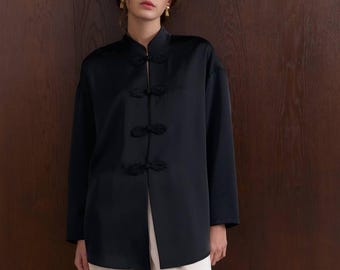 Satijnen kami-blouse
