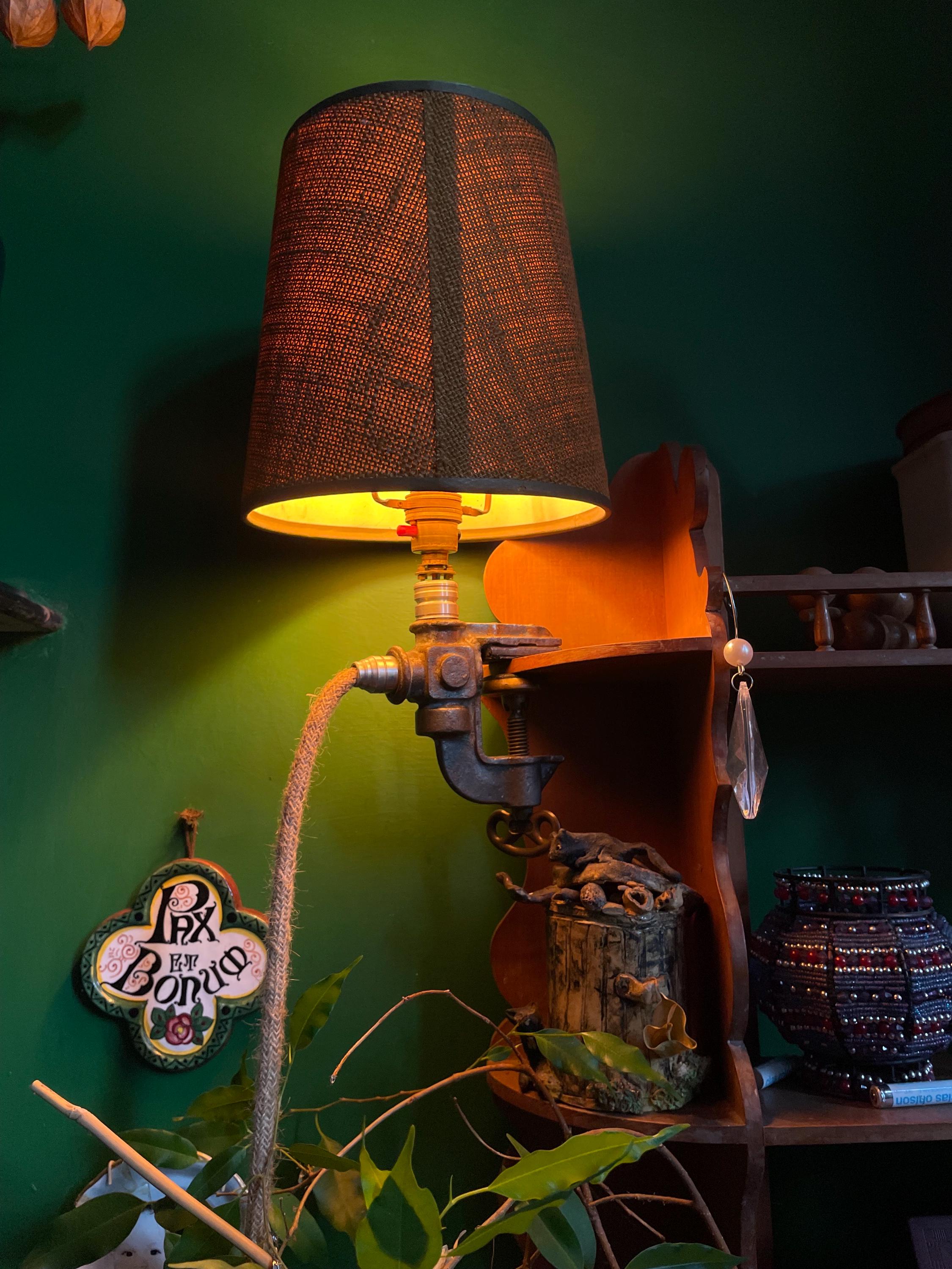 Retro clamp lamp - Etsy 日本