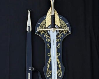 Handmade Fantasy King Sword Reforged Cosplay Swords Replica Christmas Medieval gift for husband