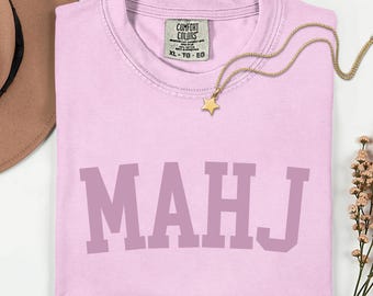 Mahjong Shirt, Gift for Mahjong Lover, Mahjong Social Club, Mahjong Tee Gift, Bold Font Mahjong Shirt, Game Night Gift, Girls Night T Shirt