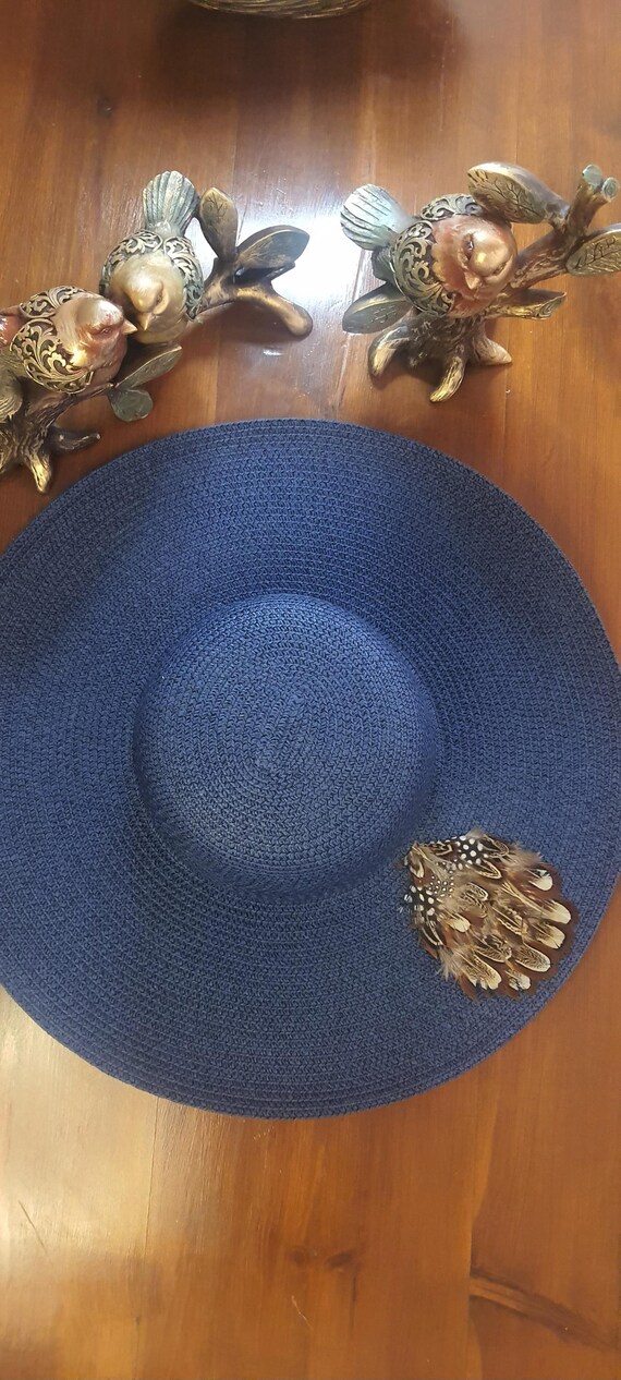Genuine Feathers Wide Brim Hat Genuine Feathers Wide Brim Hat main image 2