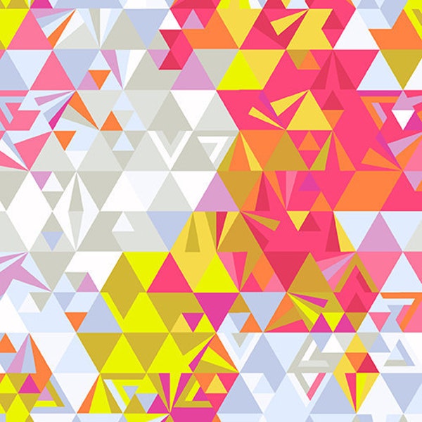 Andover/Makower UK - Geometry in Sunrise - Ex Libris - Alison Glass - By The Yard (LOW STOCK)