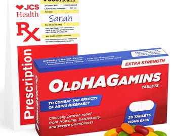 Pastillas de caramelo OldHagamins, regalo de broma divertido para mujeres