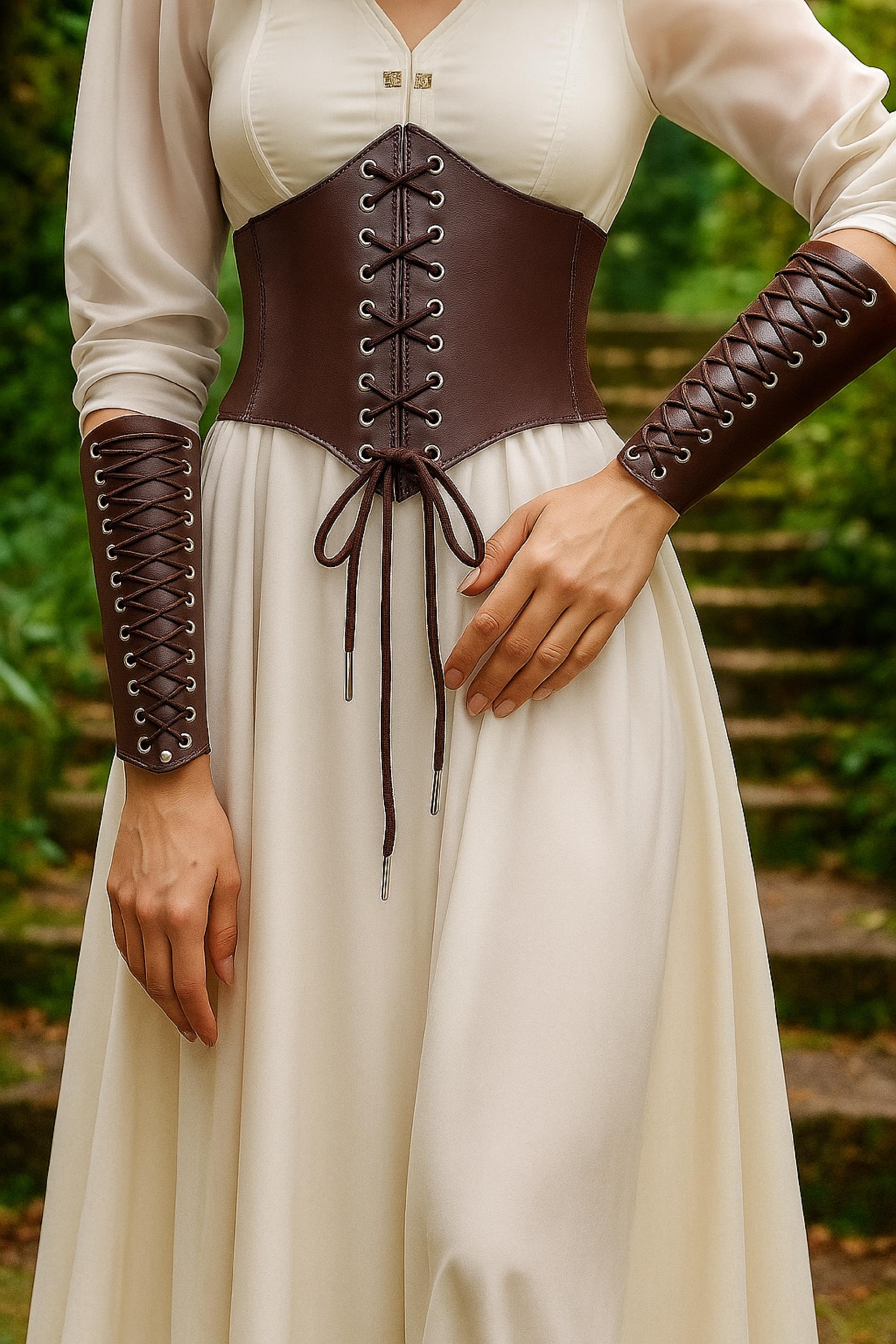 Ceinture Corset Large – Faux Cuir Noir – Fermeture éclair – Style Punk – Neuve Avec étiquettes