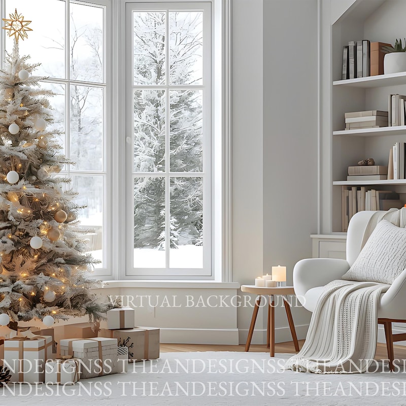 Teams Backgrounds Office Winter - Etsy
