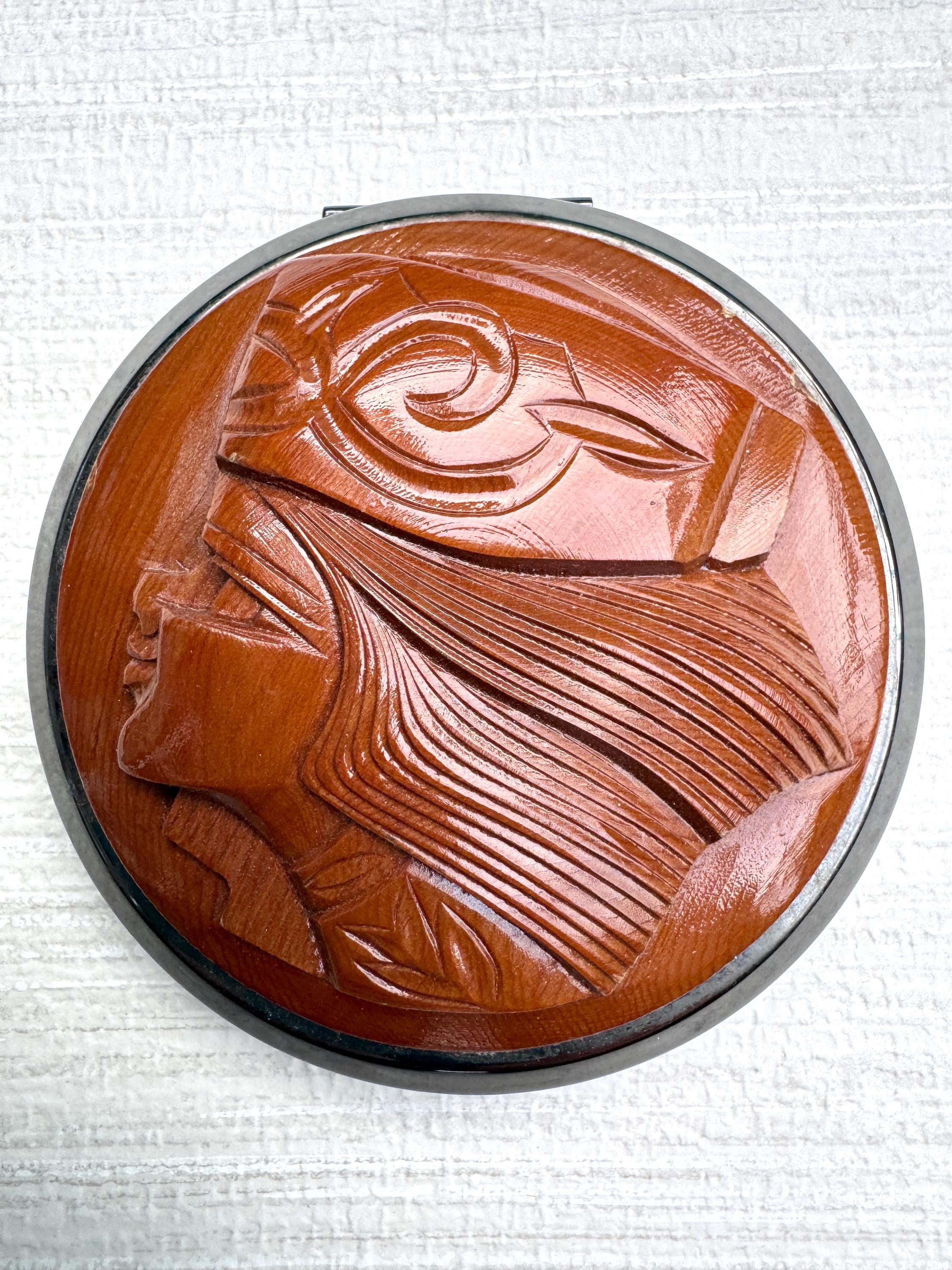 Vintage compact mirror - Etsy 日本