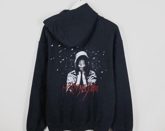 Vintage 00s My Dying Bride faded My body a funeral hoodie death metal doom rock