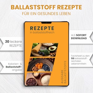 Recepten en een lijst met vezelrijke voedingsmiddelen (direct te downloaden als PDF)