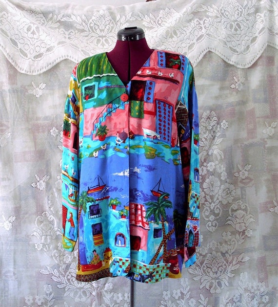 Novelty print Women Shirt