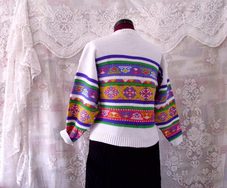 VTG knitted cropped cardigan
