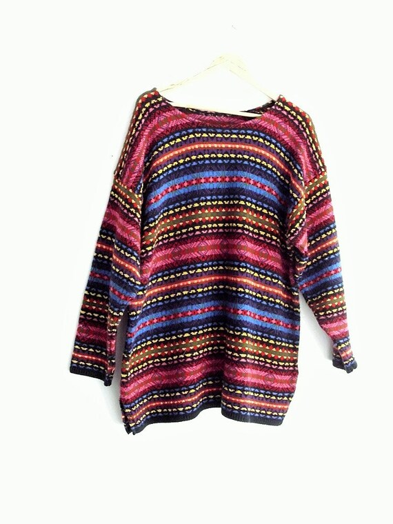 multi colored sweaters