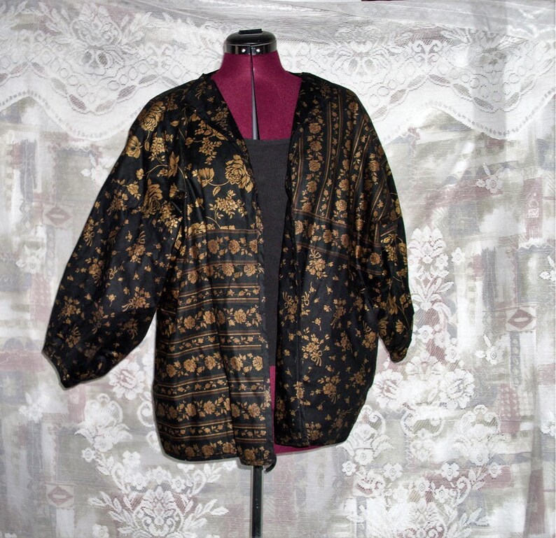 Unisex Boho Patchwork Kimono jacket KheGreen | Etsy