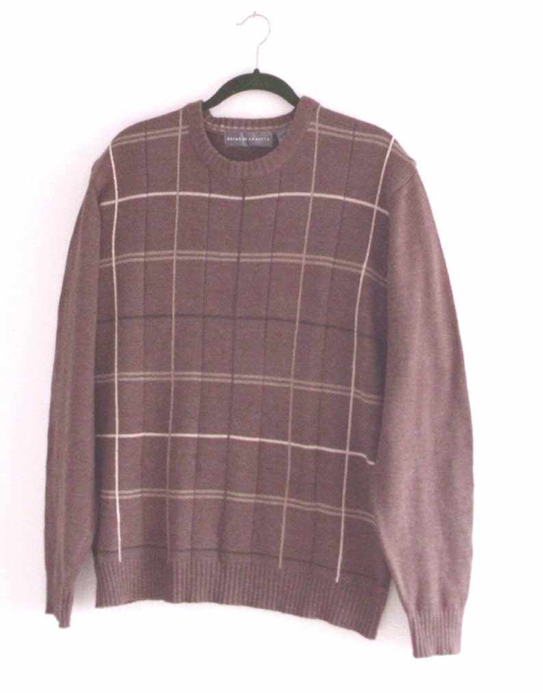 Sale Vintage Crew Neck Brown Sweater Large