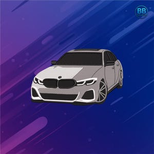 ドイツ車の刺繍デザイン – 高級車用PES、DST、JEFファイル – 即時ダウンロード