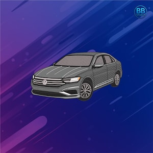 Car Embroidery Design – Machine Embroidery File (Instant Download)