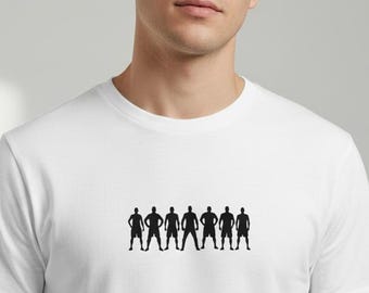 Team Spirit T-Shirt • Unity & Strength Motif • Minimalist Group Design • Unisex Statement Shirt