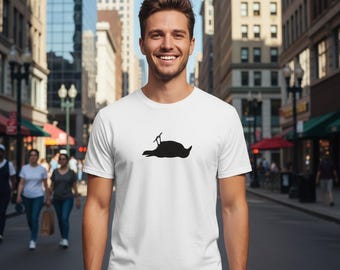 Crow T-Shirt • Dark Minimalist Bird Motif • Dark Aesthetic Shirt • Subtle Gothic Tee • Unisex Statement Shirt