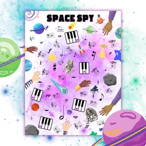 Pianolesspellen, Space Spy pianolesspel, pianooefenspellen, pianogroeplessen, pianogroeplesspel, hulpmiddelen voor pianoleraren