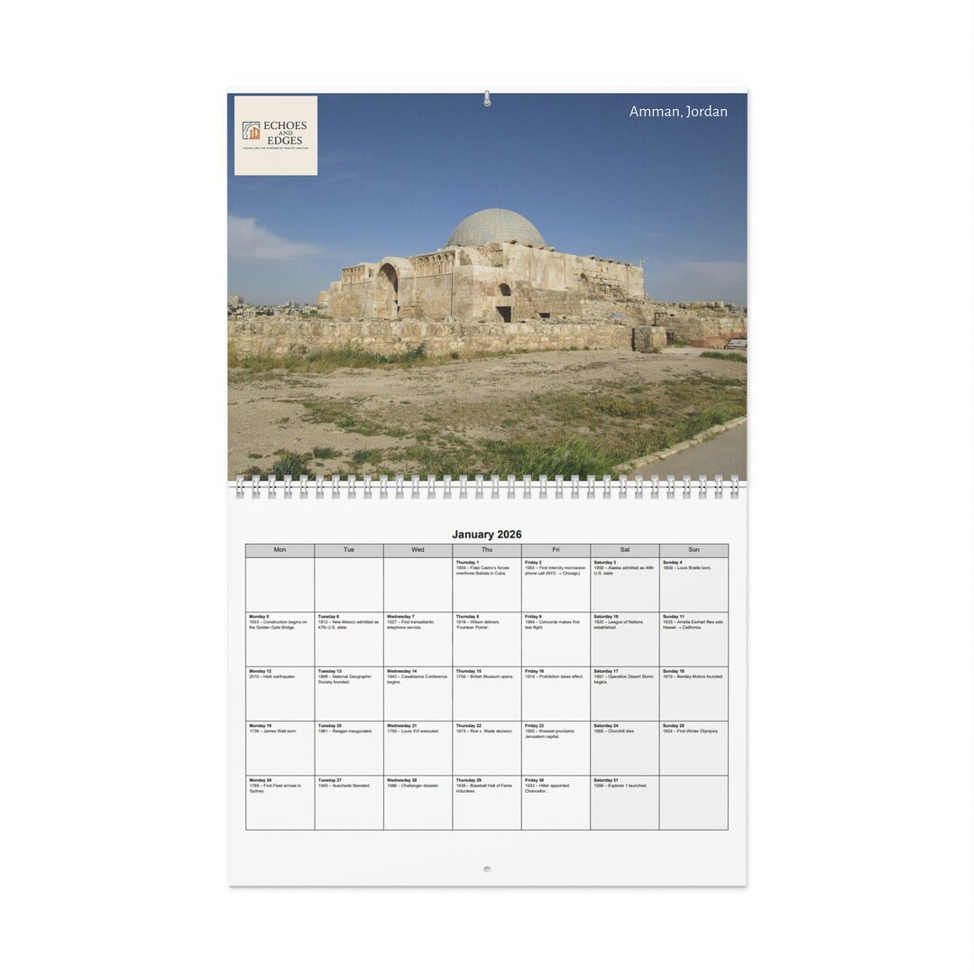 2026 History Wall Calendar: Historical Events, Educational Planner - Etsy