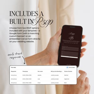 Old Money Wedding Website Template with RSVP: Classic Burgundy Digital Invitation image 8