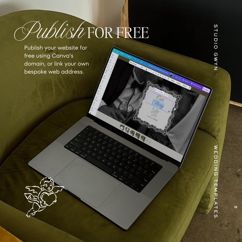 Old Money Wedding Website Template with RSVP: Classic Burgundy Digital Invitation image 16