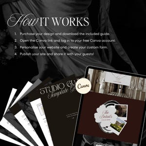 Old Money Wedding Website Template with RSVP: Classic Burgundy Digital Invitation image 18