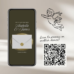 Olive Old Money Save The Date Wedding Website Template: Classic Digital Invitation image 6