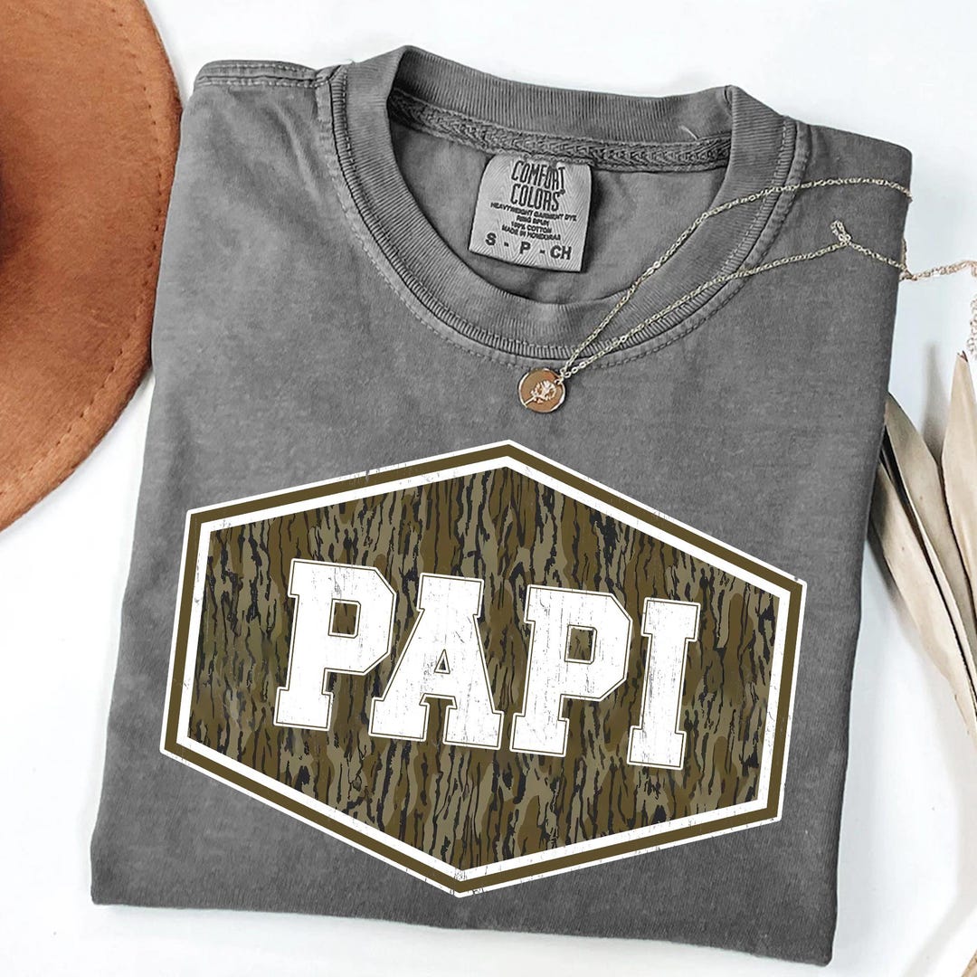 Papi Design Black Text Papi PNG, Camo Papi Shirt Design, Distressed Varsity Dad PNG, Hunting ...