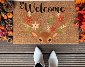 Felpudo de bienvenida para Navidad: regalo de inauguración de la casa o para un nuevo hogar