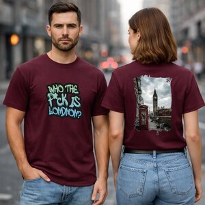 London T-Shirt – Urban Streetwear Shirt mit Statement Print | Unisex City Design | Cooles Graphic Tee