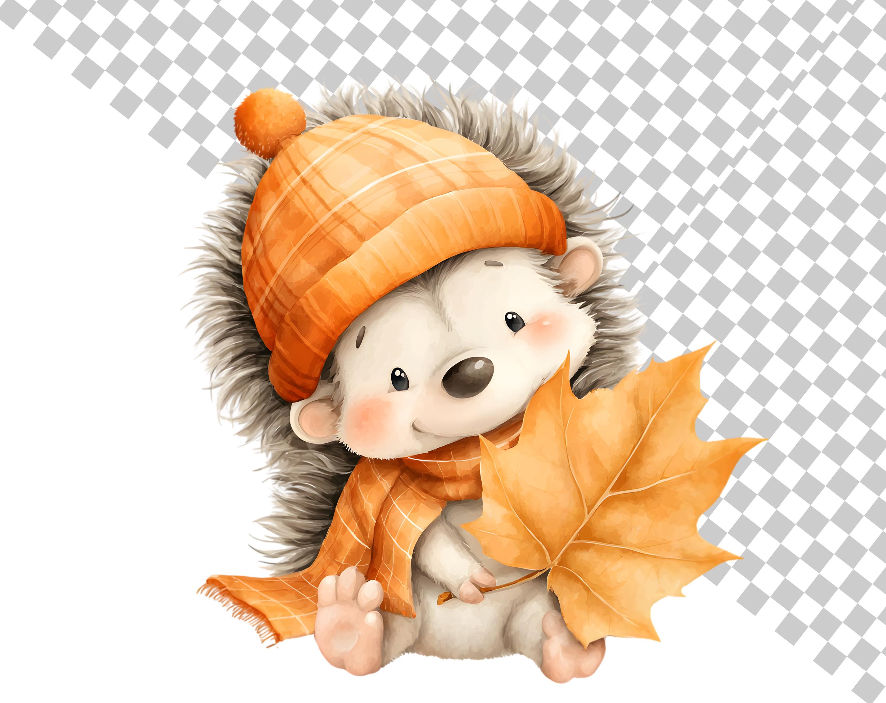 Watercolor Fall Animal Clipart Bundle, Woodland Animals Clipart Bundle ...
