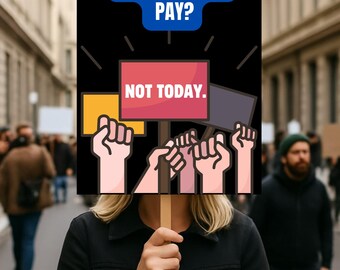 Protect Democracy Protest Poster, No Kings Rally Day Protests Sign, Anti-Trump, Political Activist Poster, Rally Sign, Resist Fascism Poster