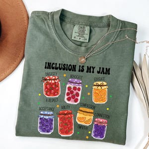 Inclusion Shirt, Neurodiversity Shirt, Inclusion Is My Jam, Special Education Teacher, Autism Awareness, Autism Teacher, Inclusion Teacher