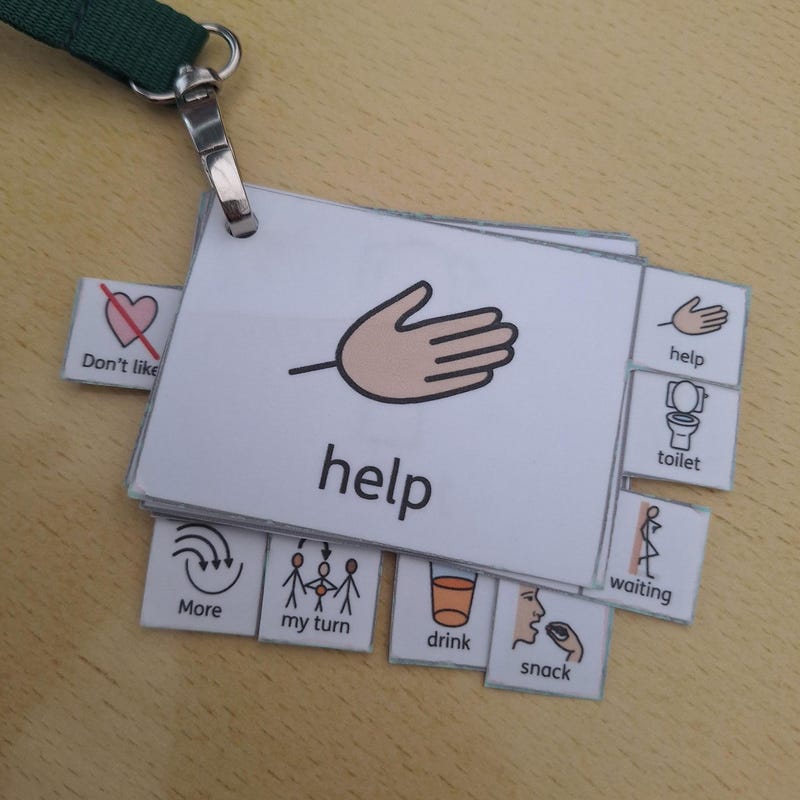 Makaton Printable Cards - Etsy UK