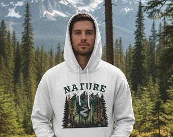 Sweat à capuche Nature Survival Bushcraft – Sweat à capuche de randonnée en plein air – Sweat à capuche d'aventure en camping – Équipement de survie en randonnée