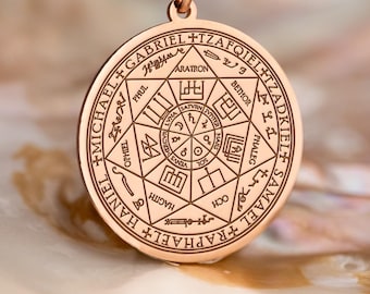 Collar de los Siete Arcángeles: Protección Divina - Colgante de Oro o Plata