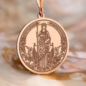 Hera Pendant Necklace – Greek Goddess Jewelry, Mythology Inspired
