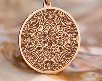 Celtic Eternal Knot Necklace: Sterling Silver Infinity Pendant