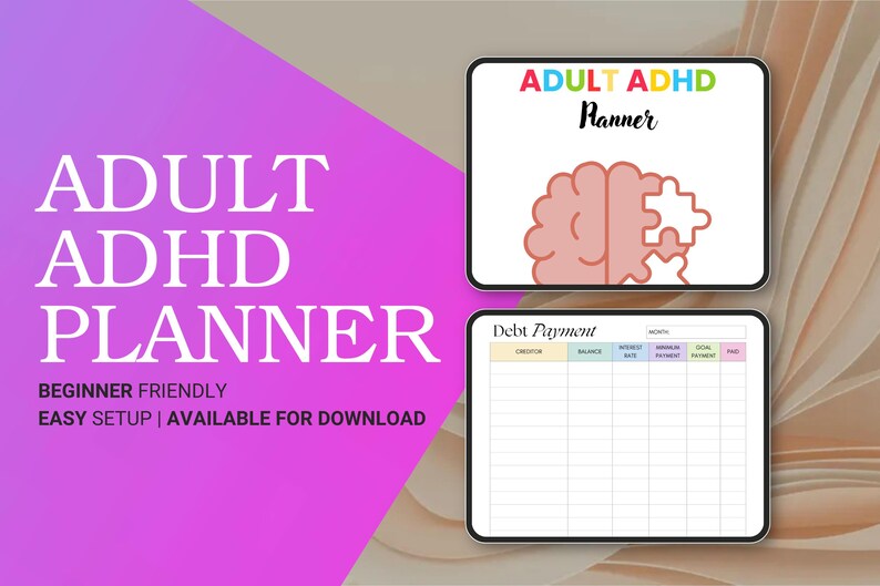 Digital Adult Adhd Planner – Printable Daily and Weekly Schedule ...