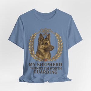 German Shepherd T-Shirt: Vintage Engraved GSD Tee for Dog Lovers