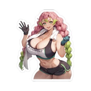 Anime Style Kiss-Cut Stickers: Vibrant Laptop, Journal Art