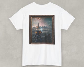 Fiberly 40k Tee | Fiberly | T-shirt with 40k print on the back (Grey Knights)