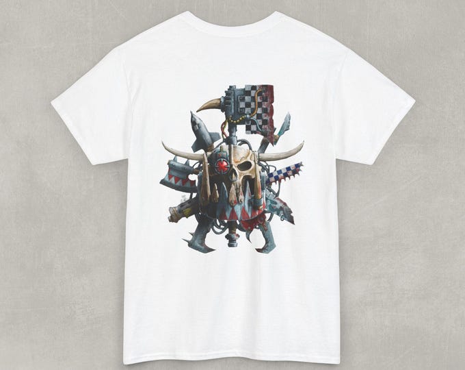 Fiberly 40k Tee | Fiberly | T-shirt with 40k backprint (orc skull)
