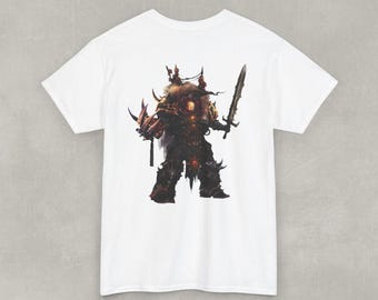 Fiberly 40k Tee | Fiberly | T-shirt with 40k backprint (Abaddon the despoiler)