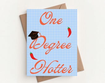 Graduation Card | Funny Chilli Pepper Graduation Card | Congrats Graduate | University Graduation Card