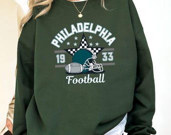 Philadelphia Football Sweatshirt, Retro Graphic Tee, Game Day Apparel